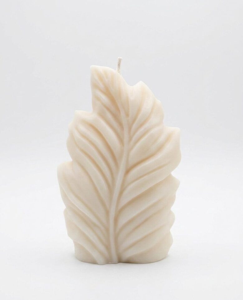 Dekoratīvā svece “Leaf” – Lielā lapa | 380g