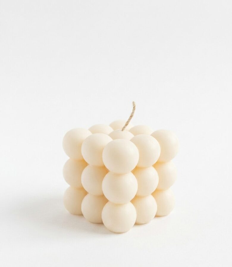 Dekoratīva vaska svece "Bubble Candle" | 180g