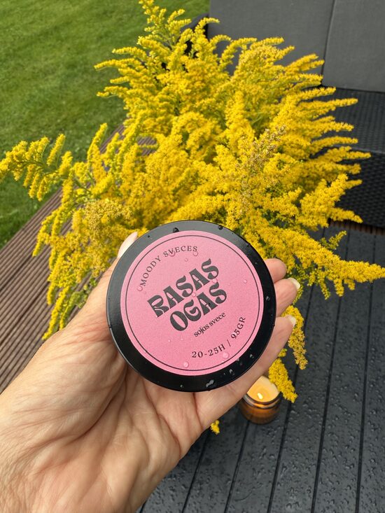 Rasas Ogas -  aromātiska sojas vaska svece | 95g