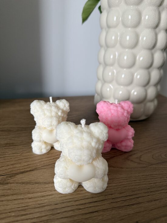 Dekoratīva rapšu vaska svece “Lācītis”