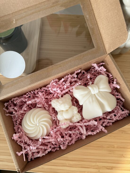 Dāvanu komplekts “Saldais sapnis” | 3 dekoratīvas sveces