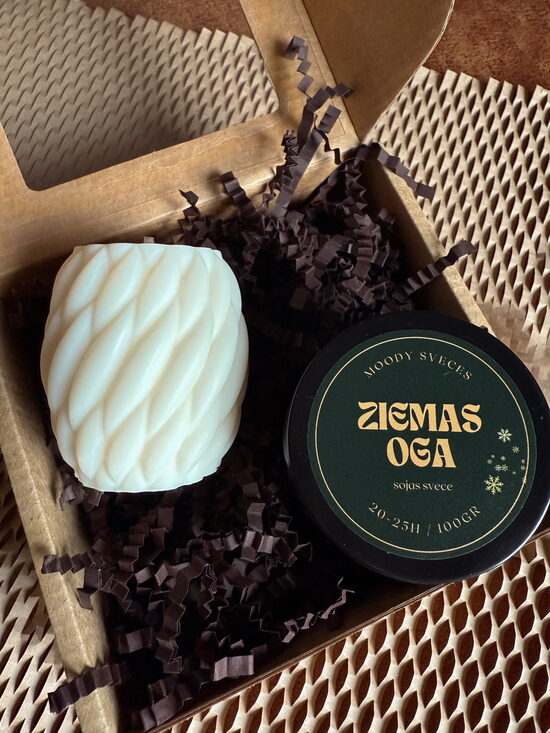 Ziemas Oga — sojas vaska svece | 100 g