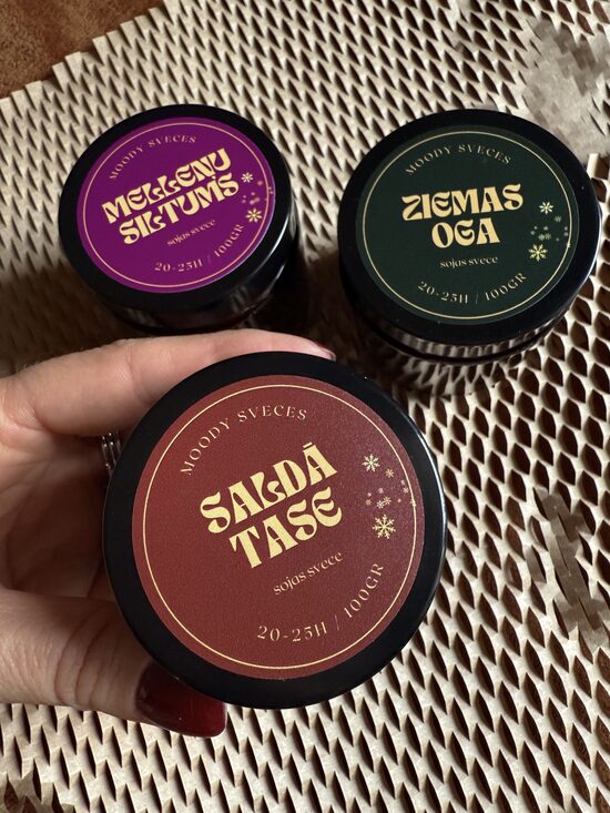 Saldā Tase — sojas vaska svece | 100 g